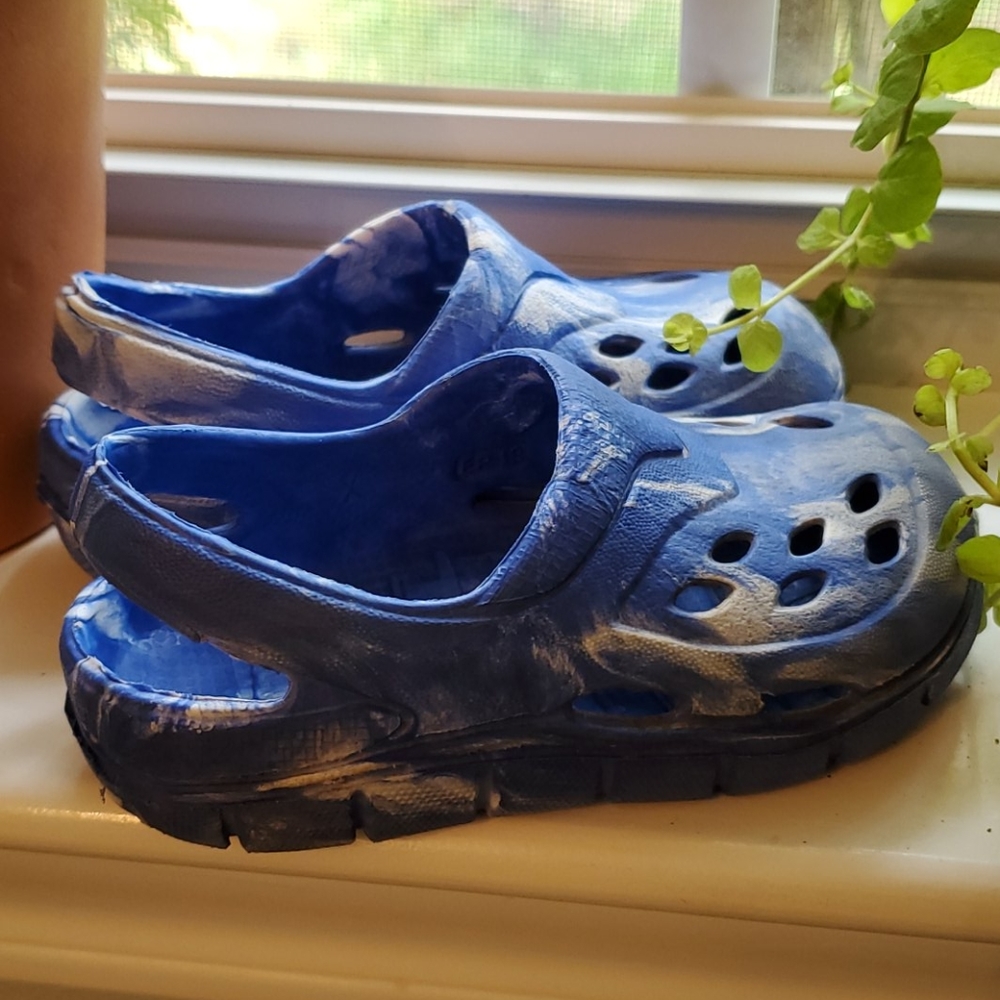 Marbled Toddler Croc Sandals